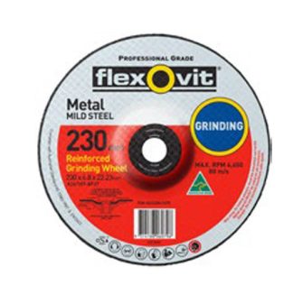 Metal Grinding Wheel. Depresed Centre. 230x6.8x22mm. Flexovit