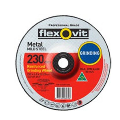 Metal Grinding Wheel. Depresed Centre. 230x6.8x22mm. Flexovit