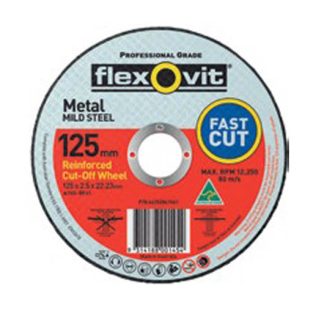 Metal Cutting Wheel. 125 X 2.5 X 22mm. Flexovit