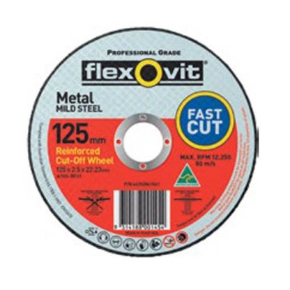 Metal Cutting Wheel. 125 X 2.5 X 22mm. Flexovit