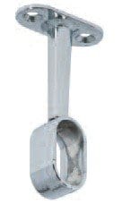 Centre Pillar for Oval Tube - 30x15mm - Chrome Plated