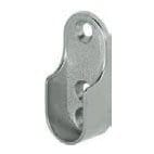 End Socket for Oval Tube - Chrome Plated