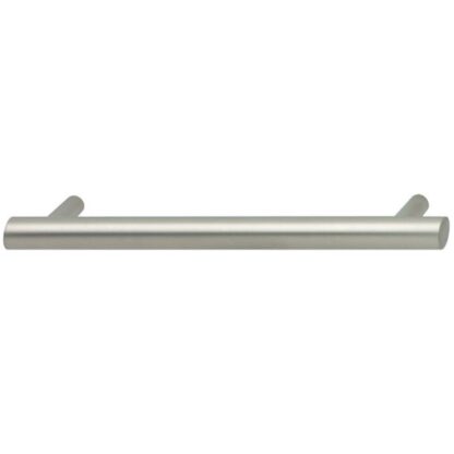 Rail Handle - 12mm Bar - Brushed Nickel