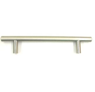 Rail Handle 12mm Bar. Brushed Stainless Steel