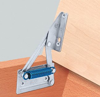 Blanket Box Hinge - Sprung - 12kg Rating