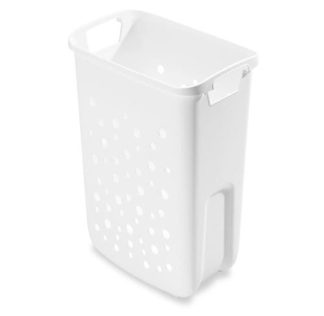 Hailo Laundry Carrier - Single Basket - White
