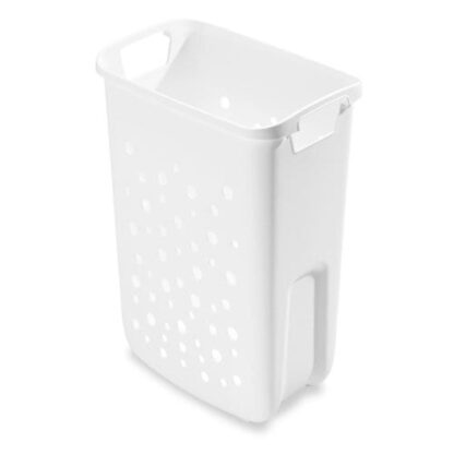 Hailo Laundry Carrier - Single Basket - White
