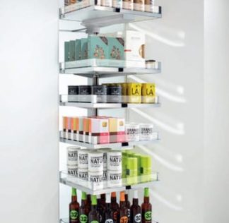 Kessebohmer Convoy Lavido Pantry - 600mm cabinet width. From 1700mm to 2200mm