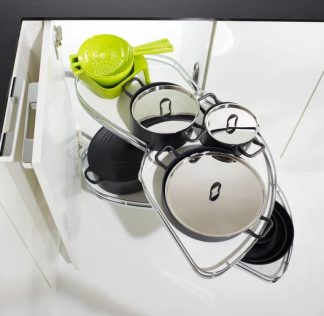 Kessebohmer Lemans - Project - Left Hand Opening - Two Trays - Door Width 450mm