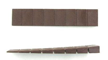 Plastic Wedge - 100x20mm - Brown