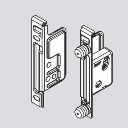 Front Fixing Bracket - Nickel Plated - Image 2