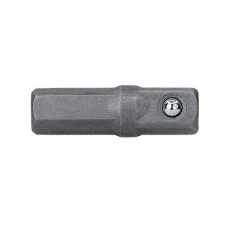 MAGNETIC SOCKET ADAPTOR - 1/4 Hex x 1/4 Square Drive - 25mm Long
