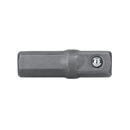 MAGNETIC SOCKET ADAPTOR - 1/4 Hex x 1/4 Square Drive -  25mm Long