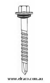 Self Drilling Hex Washer Head - 14-10x22mm - CLASS 3 - NEO