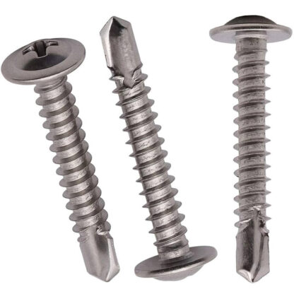 Self Drilling Wafer Head 10-16x16mm Phillips Drive Galvanised