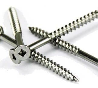 TYPE 17 DECKING SCREW . 10g-12x50mm . STAINLESS. SQUARE DRIVE