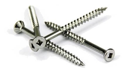 TYPE 17 DECKING SCREW . 10g-12x50mm . STAINLESS. SQUARE DRIVE