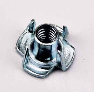 Tee Nut Zinc Plated. 100 pieces per pack.