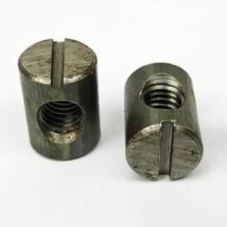 Steel Cross Dowel or Barrel Nut. 14mm