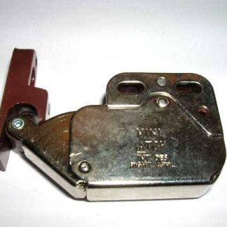 Mini Touch Latch - Brown / Nickel Plated