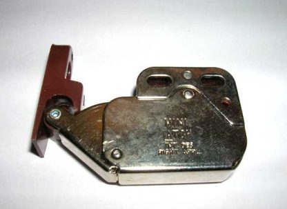 Mini Touch Latch - Brown / Nickel Plated