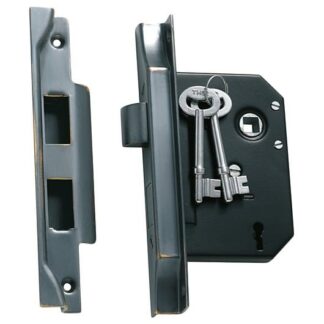 1149 - Rebated Lock - Antique Copper - 57mm Backset