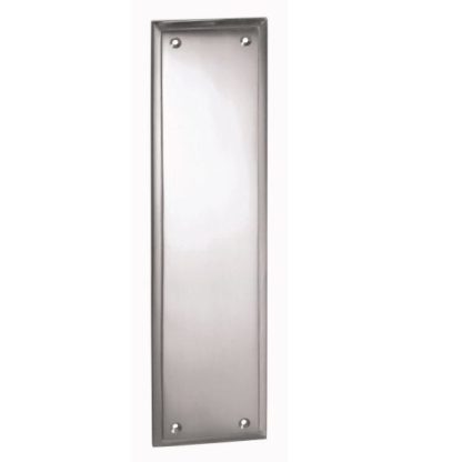1275 - Finger Plate Milton - 300x75mm - Chrome Plate