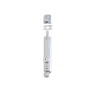 1338 - Surface Bolt - Locking - 150x32mm - Satin Chrome