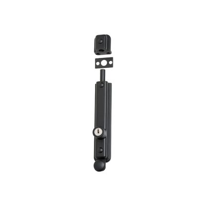 1339 - Surface Bolt - Locking - 150x32mm - Matt Black