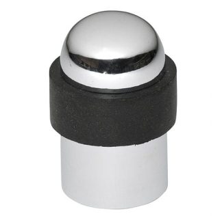 1363 - Door Stop - Floor Mounted - 30mm - Chrome Plate
