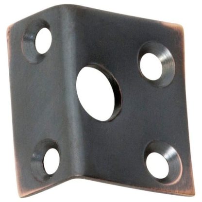 1385 - Right Angle Keeper - Antique Copper - 7.5mm Bolt