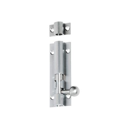 1423 - Barrel Bolt - Satin Chrome - 75x25mm
