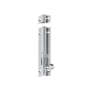 1424 - Barrel Bolt - Satin Chrome - 100x25mm