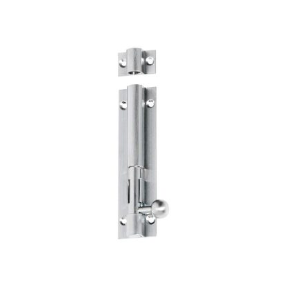 1424 - Barrel Bolt - Satin Chrome - 100x25mm