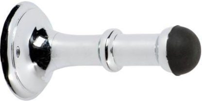 1525 - Door Stop - Concealed Fix - Chrome Plate - 80mm