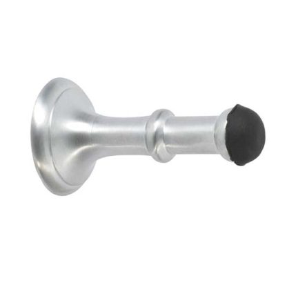 1527 - Door Stop - Concealed Fix - Satin Chrome - 80mm