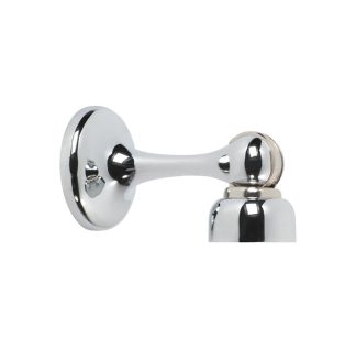 1537 - Door Stop - Magnetic - Chrome Plate - 75mm