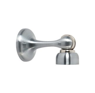 1538 - Door Stop - Magnetic - Satin Chrome - 75mm