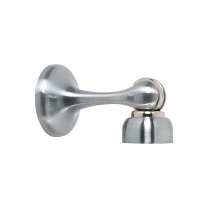 1538 - Door Stop - Magnetic - Satin Chrome - 75mm
