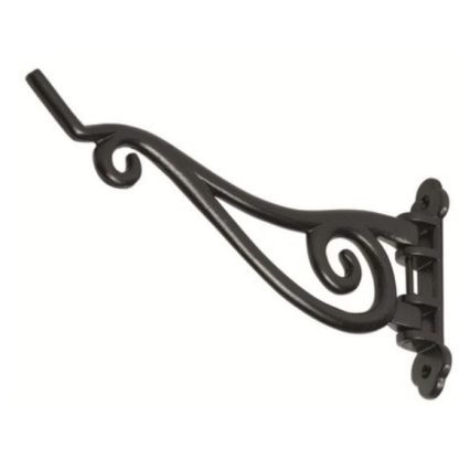 1539 - Planter Hook - Cast Iron - Matt Black