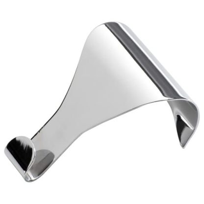 1547 - Picture Rail Hook Plain - Sheet Brass - Satin Chrome