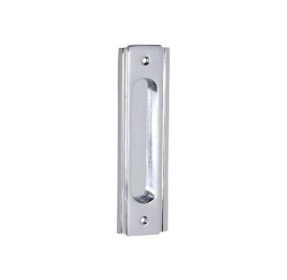 Tradco 1574 - Sliding Door Pull - Chrome Plate - 43x150mm