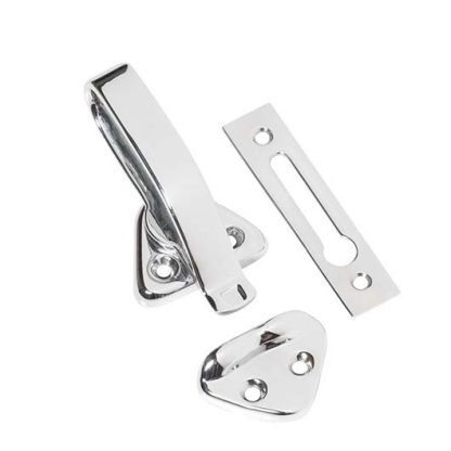 1687 - Hopper Window Catch - Chrome Plate
