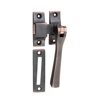 1691 - Casement Fastener - Square - Antique Copper