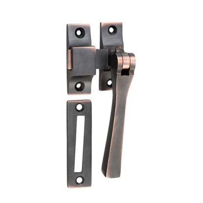 1691 - Casement Fastener - Square - Antique Copper