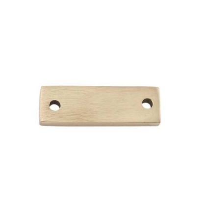 1694 - Adaptor Plate - Square Fastener - Polished Brass