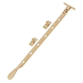 1708 - Casement Stay - Polished Brass