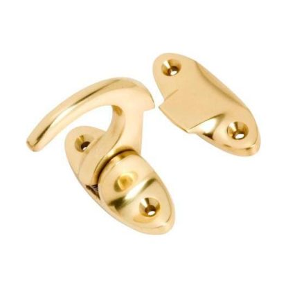 1737 - Spur Catch - Polished Brass