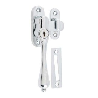 1776 - Casement Fastener - Locking - Left Hand - Chrome Plate