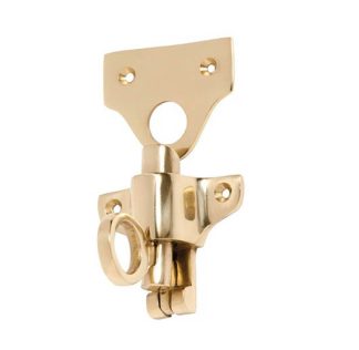 1781 - Fanlight Catch - Polished Brass - 57x50mm